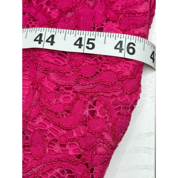 Bardot Ivanna Lace Midi Dress Pink Backless Back Slit Cut Out Sexy Party Vacay 6 - Picture 10 of 11